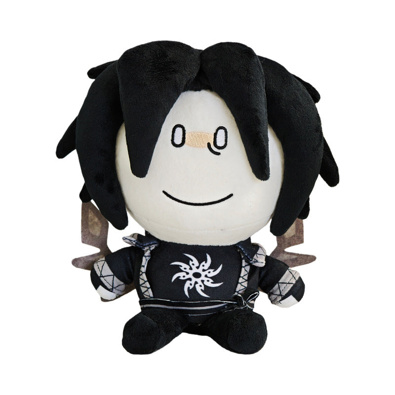 New Two-Time Plush Black Ring Boy Toy